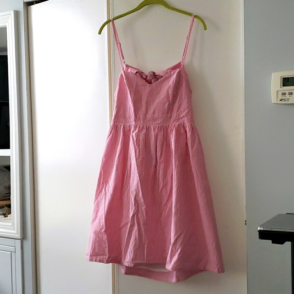 Southern frock 12 pink dress tie back NWT